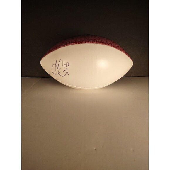 NFL Other - Alex Carrington Autographed Football #92 Rams Bills St Louis Buffalo